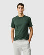 Rodd & Gunn - The Gunn T-Shirt 2.0 - Hunter Green - MULTIBUY worn by a model showcasing its slim sport-fit style.