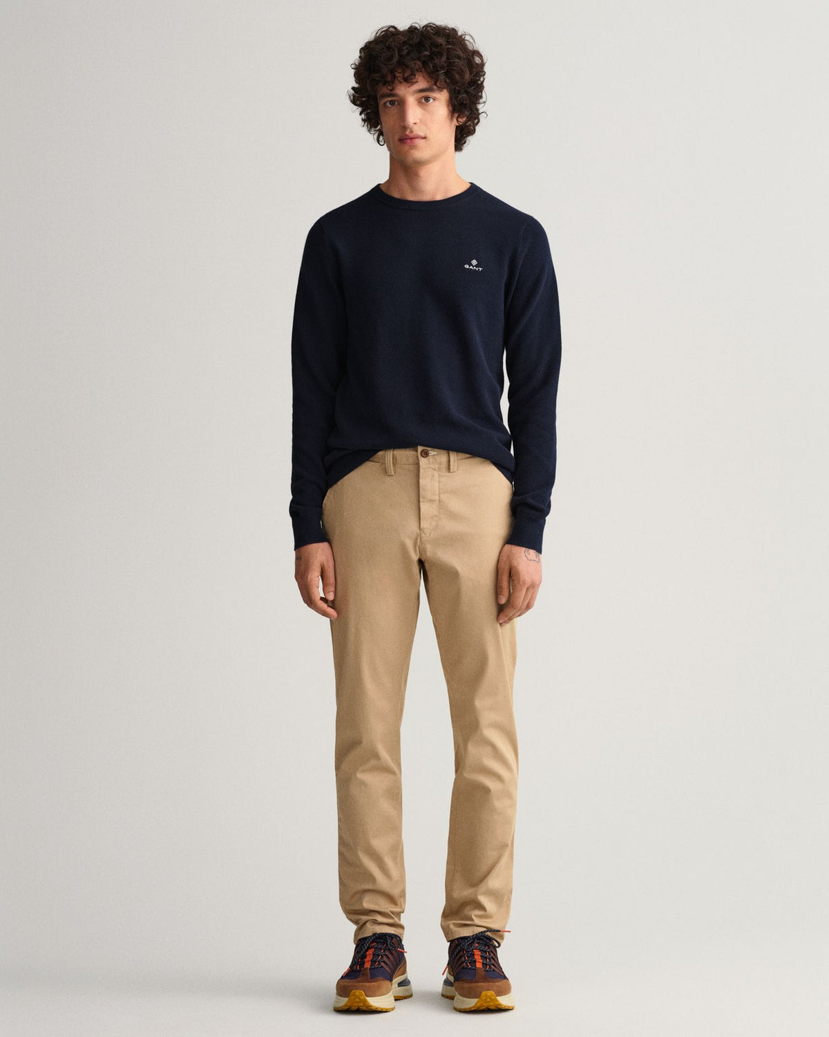 GANT - Hallden Slim Fit Twill Chino - Dark Khaki | Navy | Black