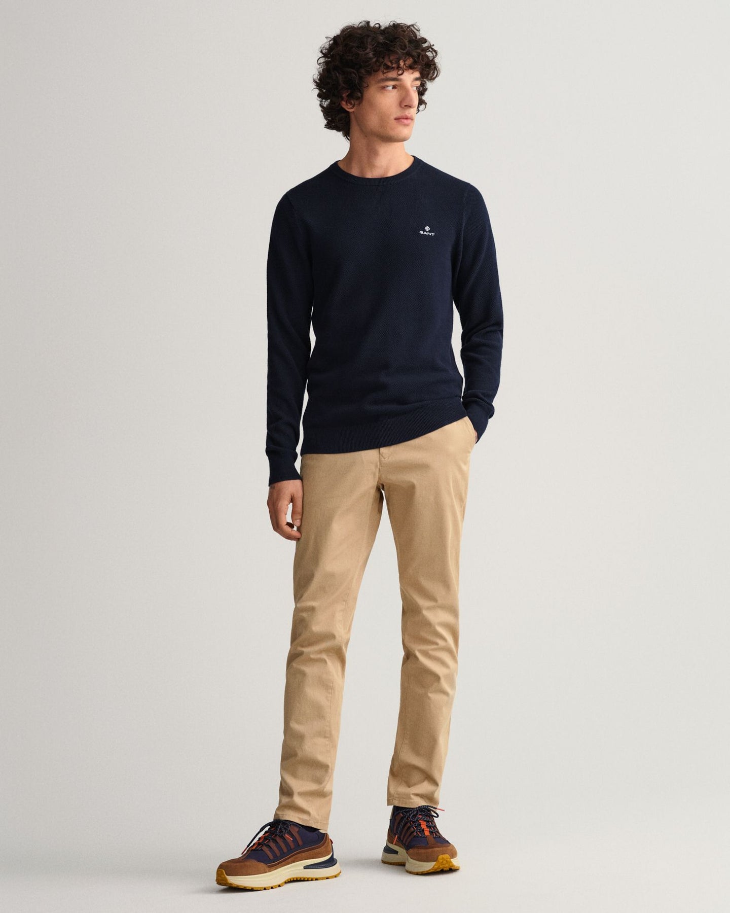 GANT - Hallden Slim Fit Twill Chino - Dark Khaki | Navy | Black
