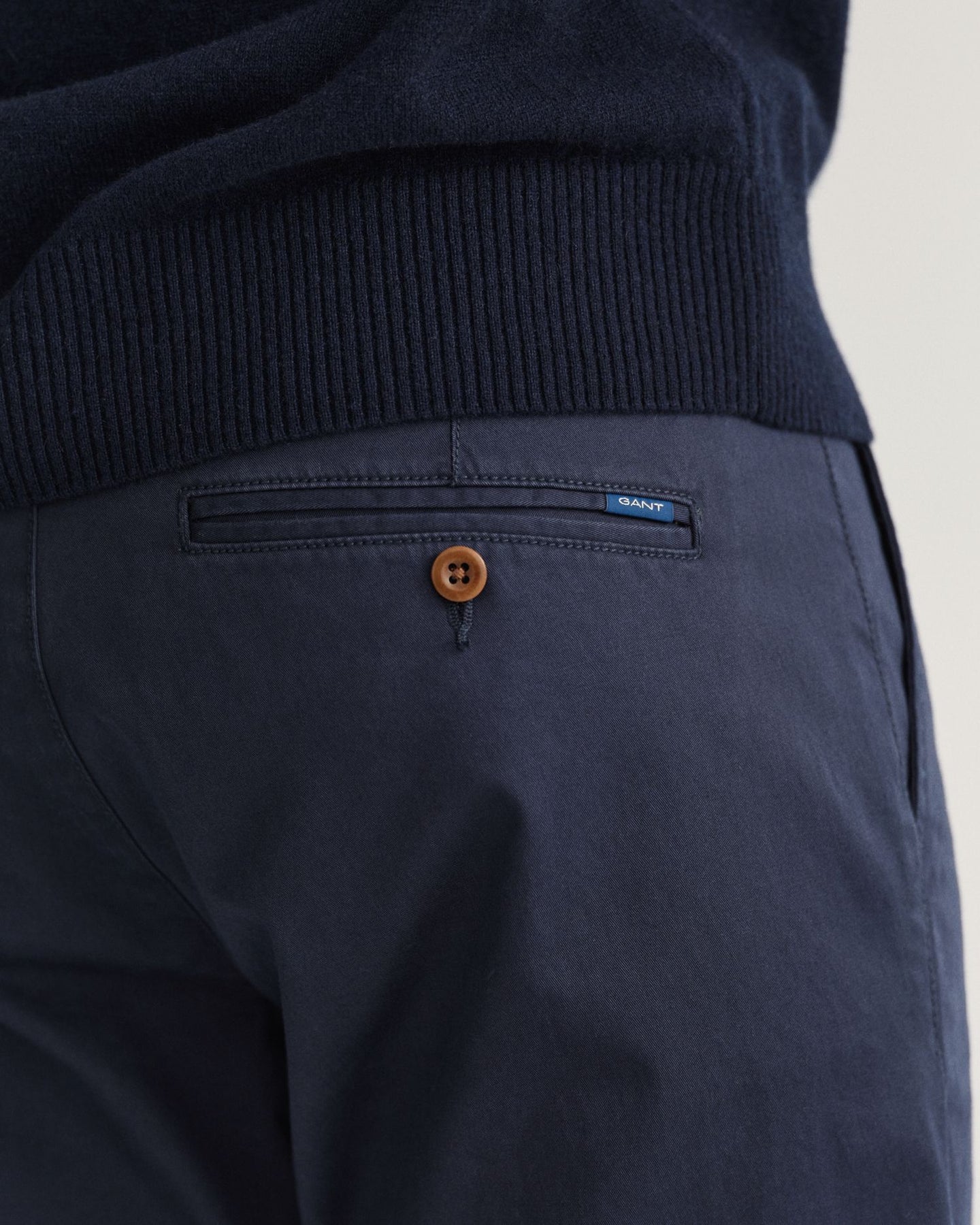 Gant - Hallden Slim Fit Twill Chino - Navy marine