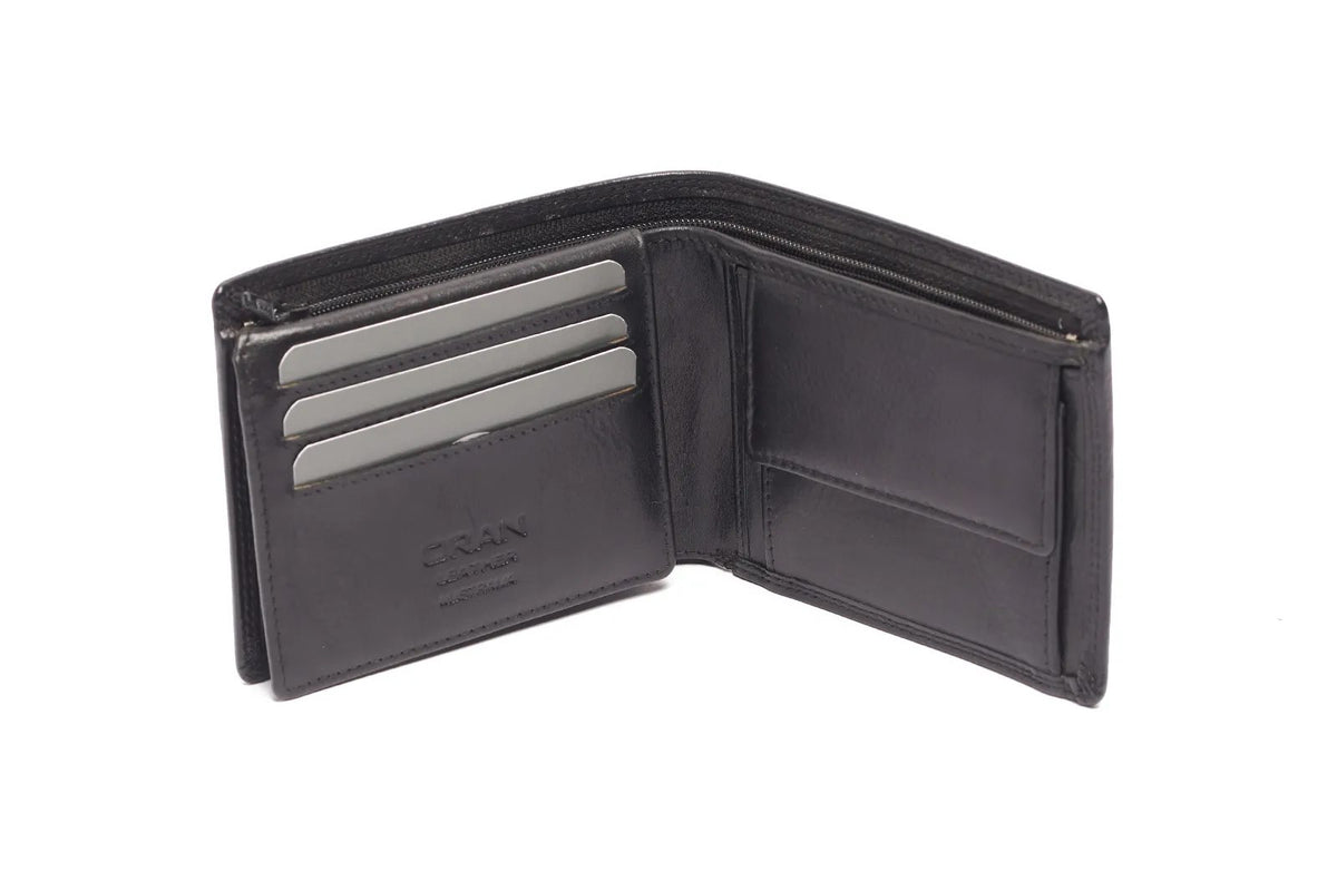 Oran Leather - Hamburg Wallet - Black