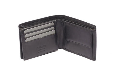 Oran Leather - Hamburg Wallet - Black