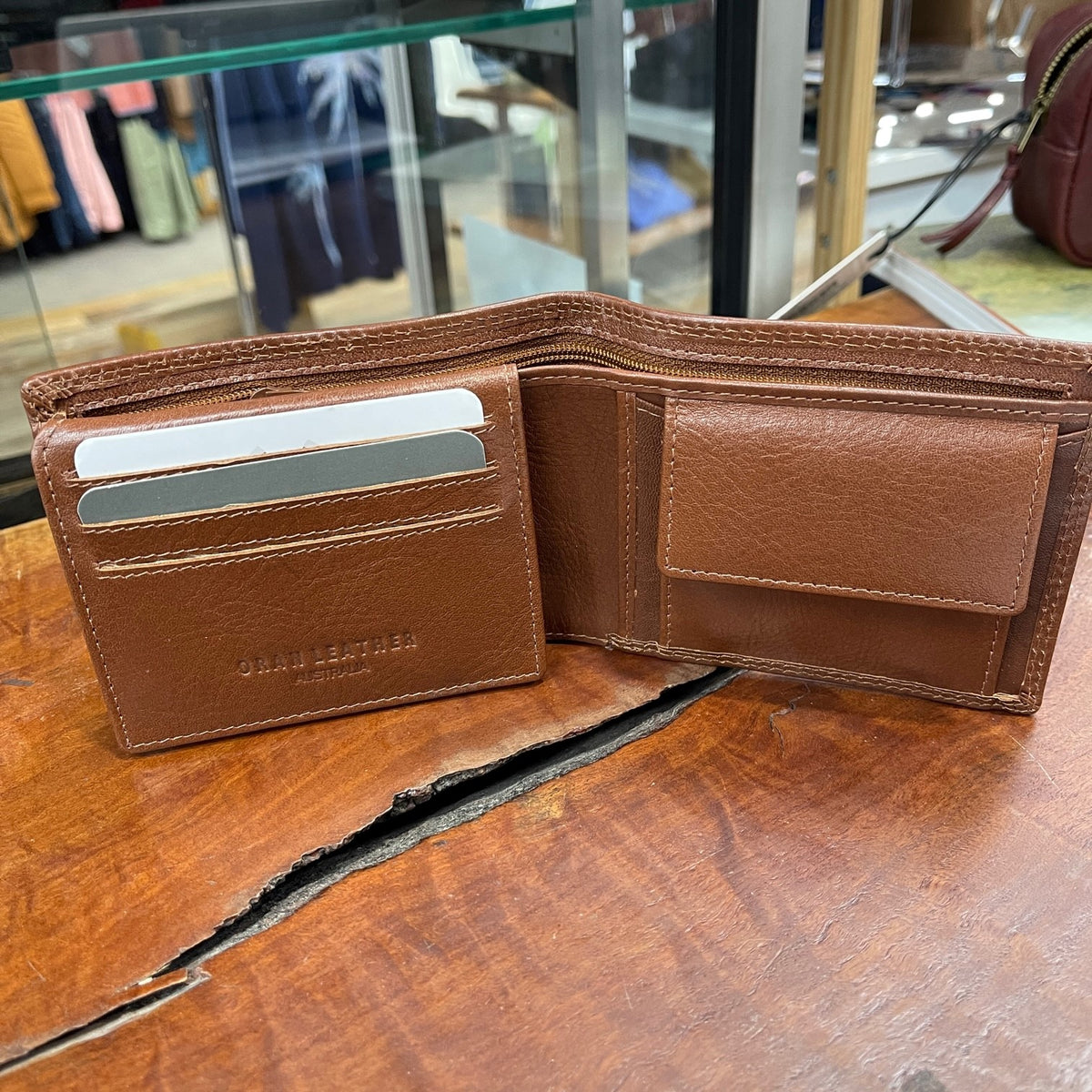 Oran Leather - Hamburg Wallet - Brandy