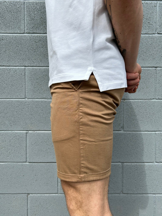 Hechter - Lucas Stretch Cotton Short - Sand