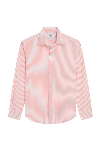 M.J. Bale - Hemming Shirt - Stripe - Coral
