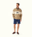 R.M.Williams - Heritage Quarter Zip Sweatshirt - Mud