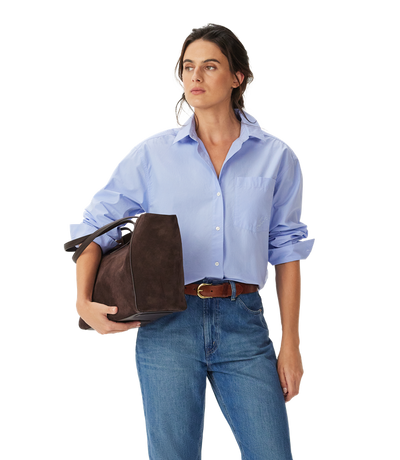 R.M.Williams - Hopeland Poplin Shirt - Cornflower