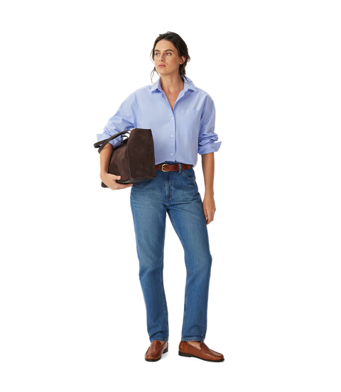 R.M.Williams - Hopeland Poplin Shirt - Cornflower
