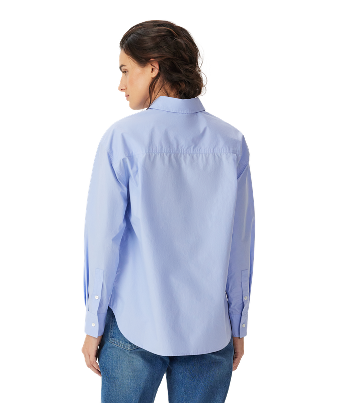 R.M.Williams - Hopeland Poplin Shirt - Cornflower