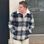 Industrie - The Chamberlin Jacket - Plaid, Check, Navy Combo