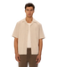 Industrie - Textured Marbella Short Sleeve Shirt - Grain