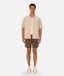 Industrie - Textured Marbella Short Sleeve Shirt - Grain