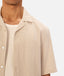 Industrie - Textured Marbella Short Sleeve Shirt - Grain