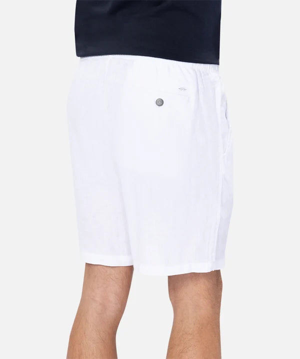 Industrie - Marina Linen Short - White