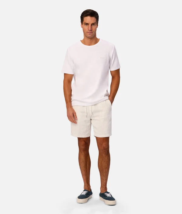 Industrie - Monterrey Stripe Short - Off White Sky