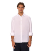 Industrie - St Martins Long Sleeve Linen Shirt - Winter White