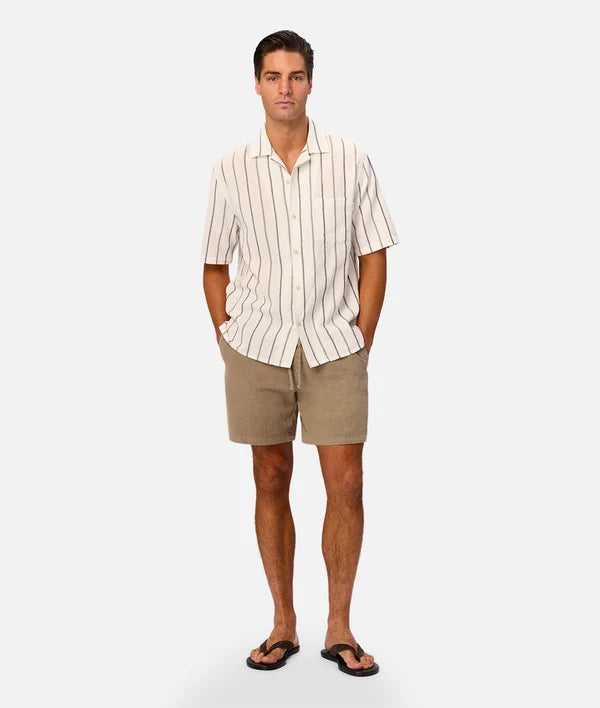 Industrie - Maldonda Stripe Shirt - Cream Combo