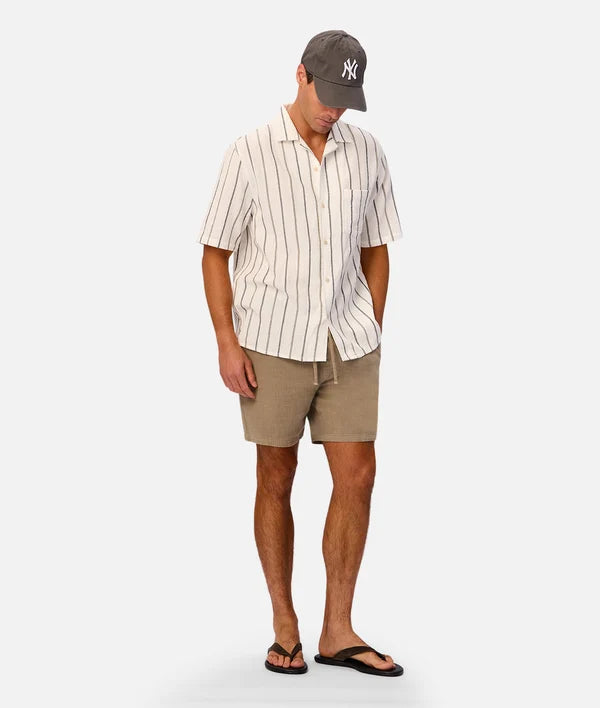 Industrie - Maldonda Stripe Shirt - Cream Combo