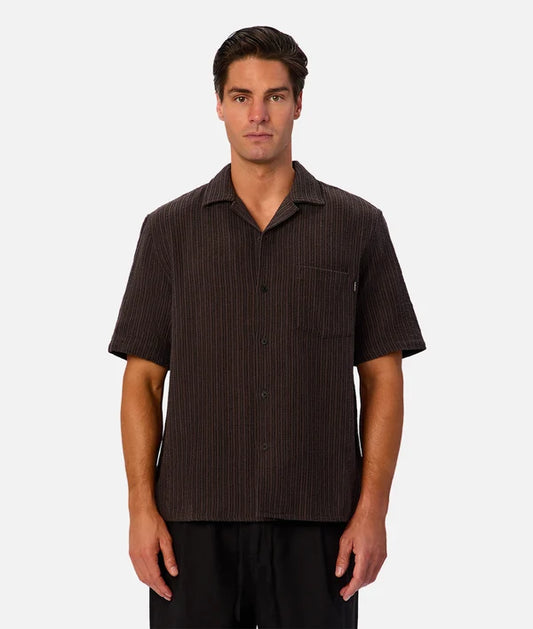 Industrie - Short Sleeve - Matera Shirt - Black Umber