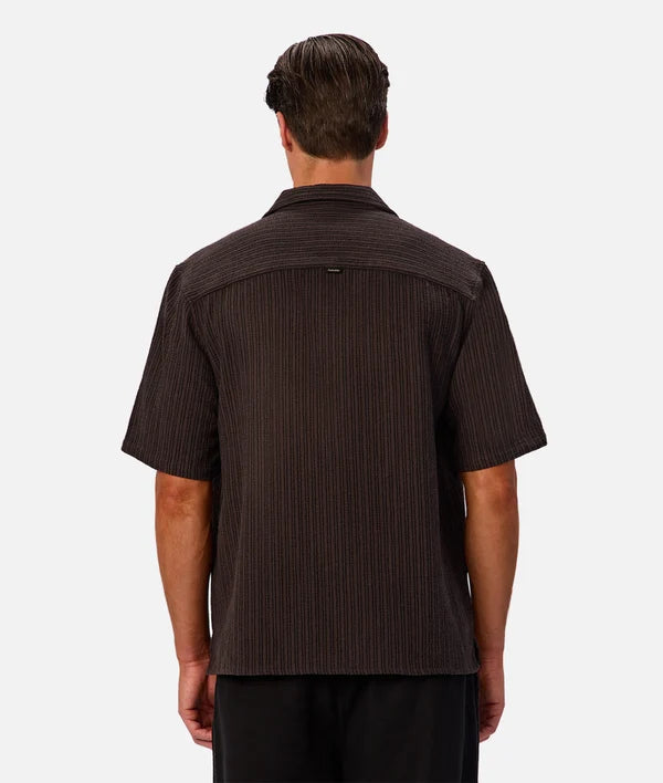Industrie - Short Sleeve - Matera Shirt - Black Umber