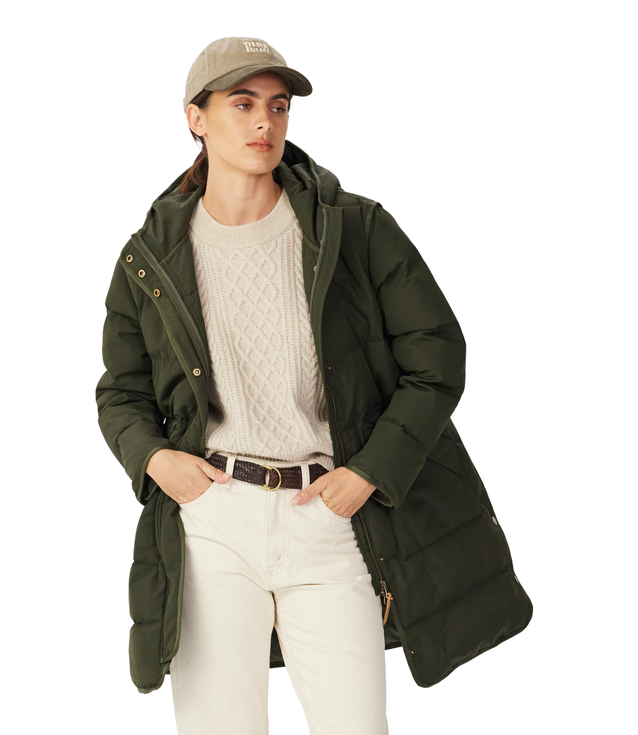 R.M.Williams - Women's Lawson Padded Coat - Loden