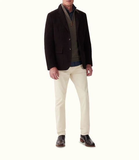 R.M.Williams - Moleskin Field Blazer - Chocolate