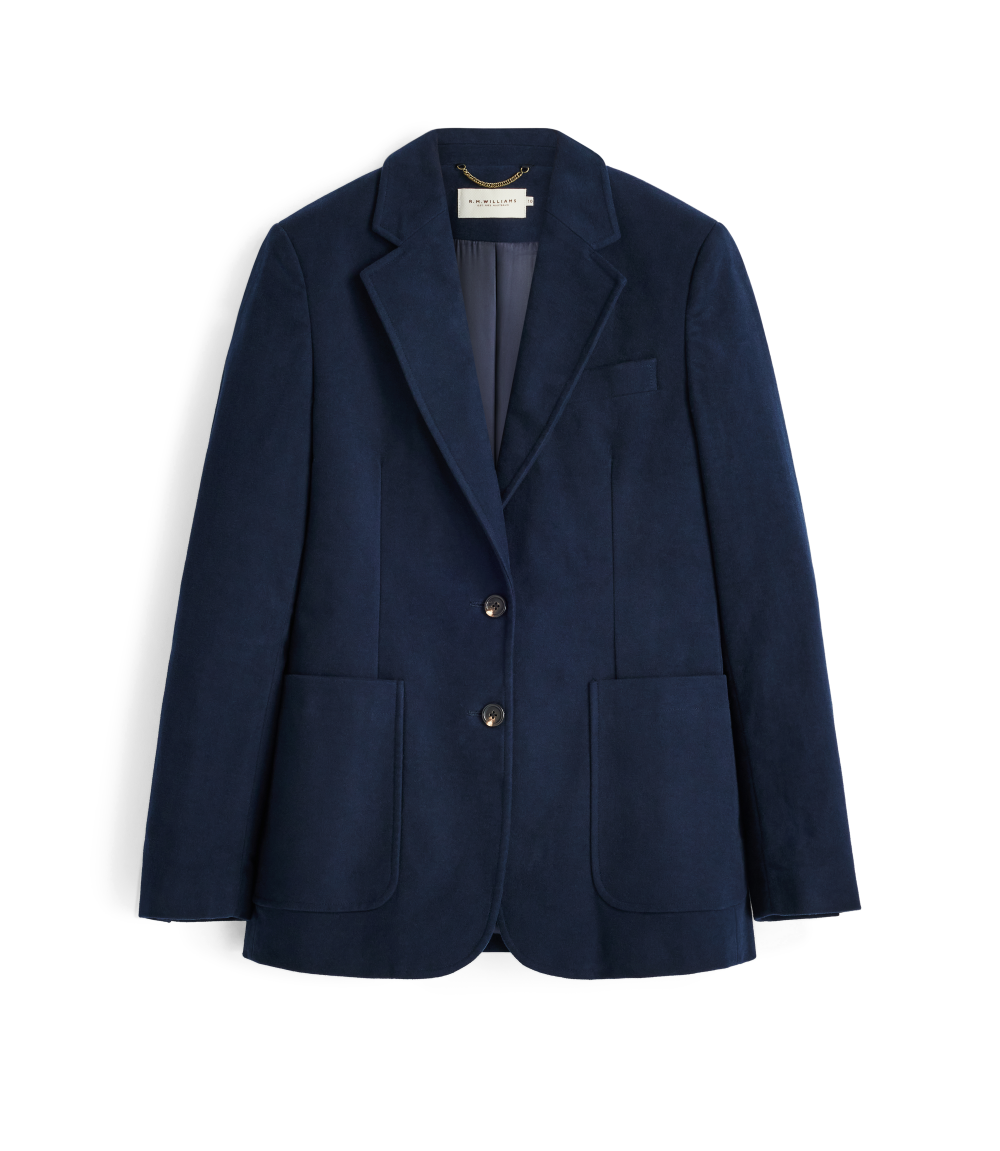R.M.Williams - Womens Beechworth Moleskin Blazer - Navy