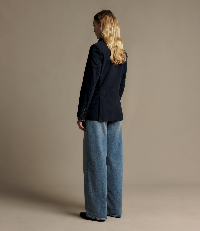 R.M.Williams - Womens Beechworth Moleskin Blazer - Navy