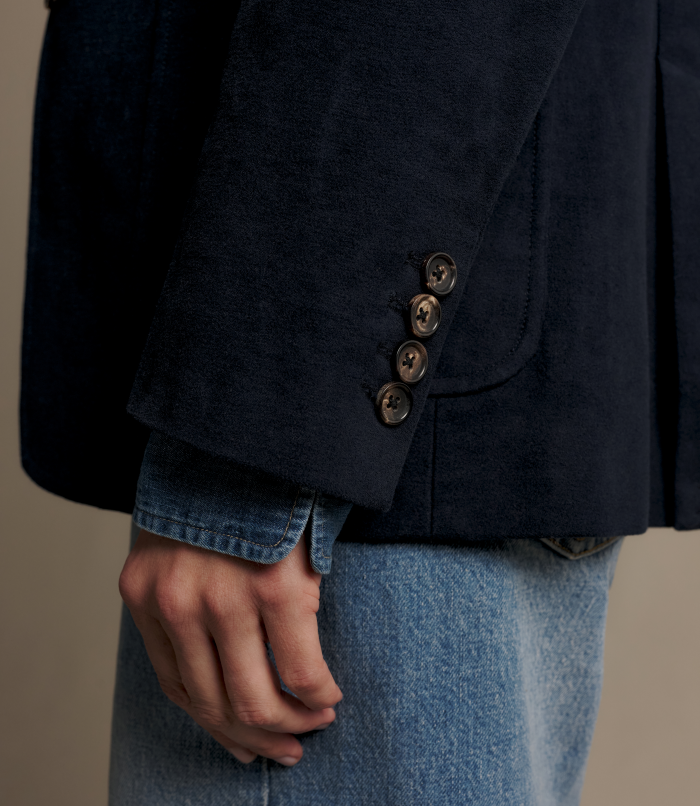 R.M.Williams - Womens Beechworth Moleskin Blazer - Navy