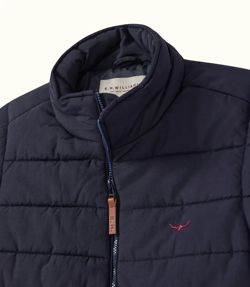 R.M. Williams - Patterson Creek Vest - Navy (Winter 2024)