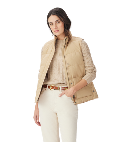 R.M.Williams - Beechwood Padded Vest - Straw