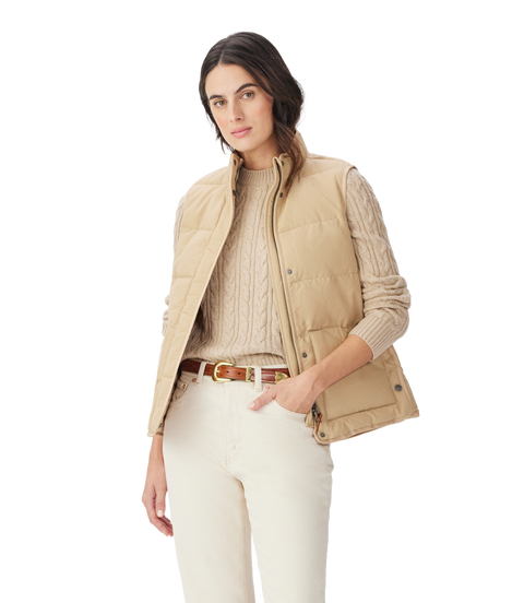 R.M.Williams - Beechwood Padded Vest - Straw