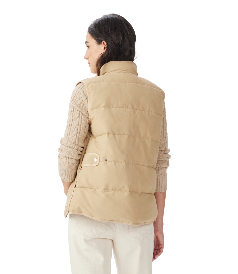 R.M.Williams - Beechwood Padded Vest - Straw