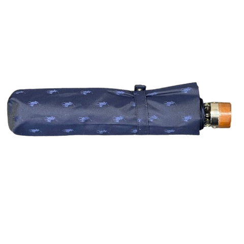 Polo Ralph Lauren - Jacquard Pony Print Collapsible Umbrella - Navy