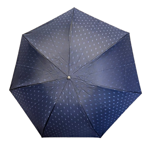 Polo Ralph Lauren - Jacquard Pony Print Collapsible Umbrella - Navy