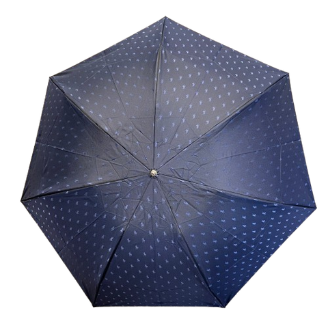 Polo Ralph Lauren - Jacquard Pony Print Collapsible Umbrella - Navy