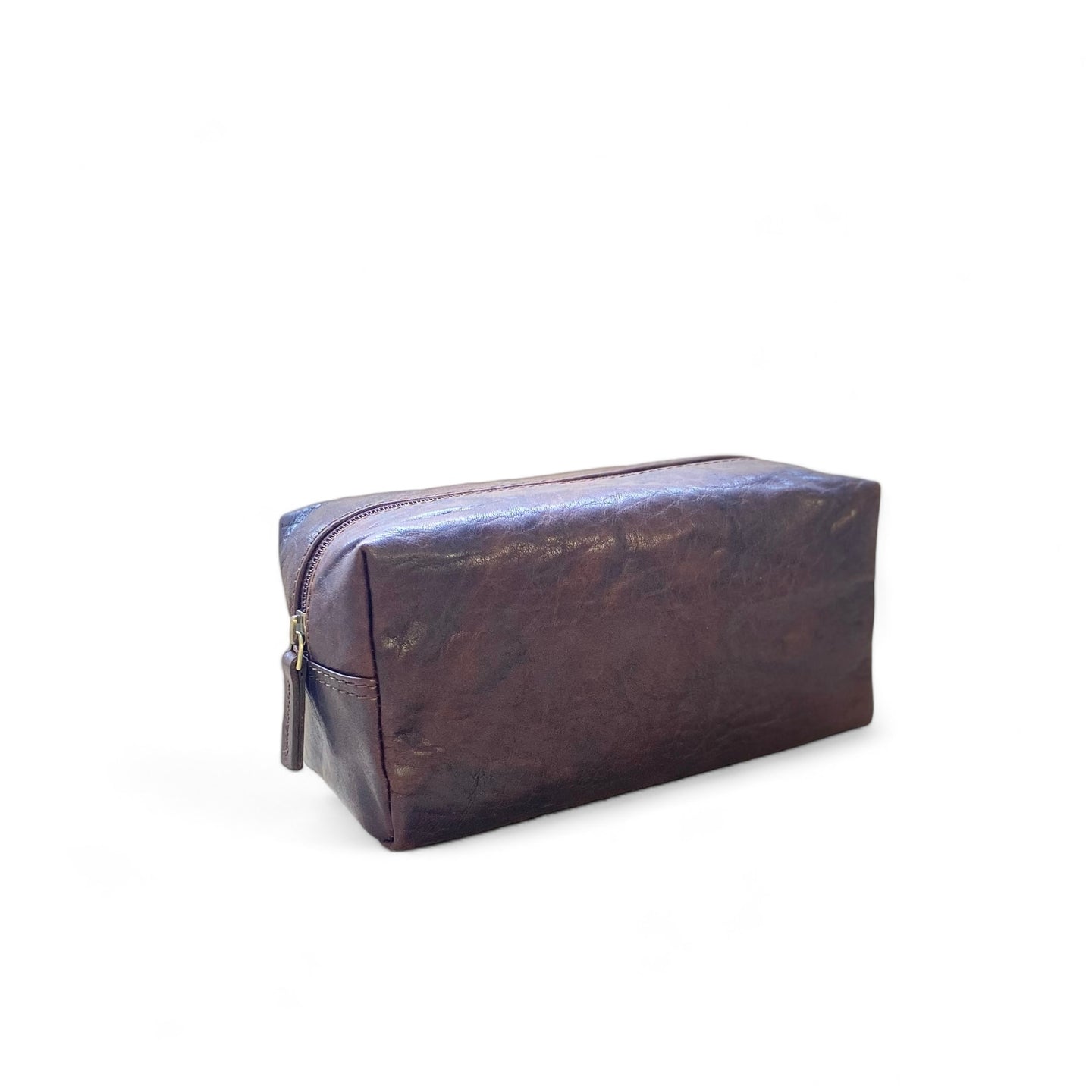 Oran Leather - Jimmy Wetpack - Brandy | Brown | Black in vintage leather with zip closure