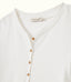 Heritage Rib Henley - Long Sleeve T-Shirt - White