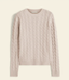 R.M.Williams - Seaforth cable-knit sweater - Heather Pink
