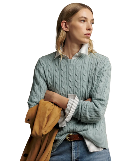 R.M.Williams - Seaforth Cable-Knit Sweater - Agate