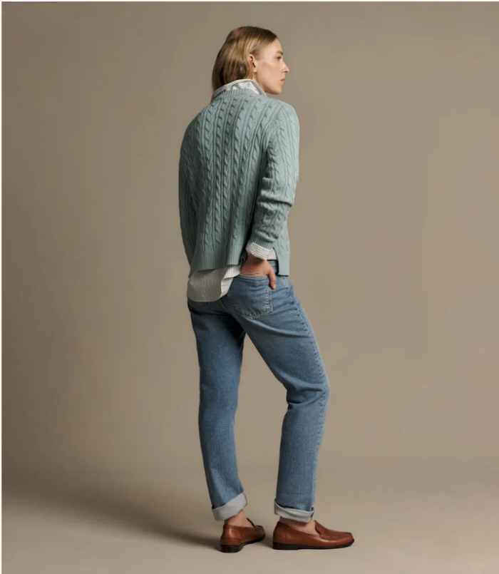 R.M.Williams - Seaforth Cable-Knit Sweater - Agate