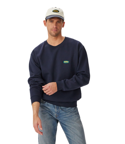 R.M.Williams - 90s Logo Sweatshirt - Vintage Navy