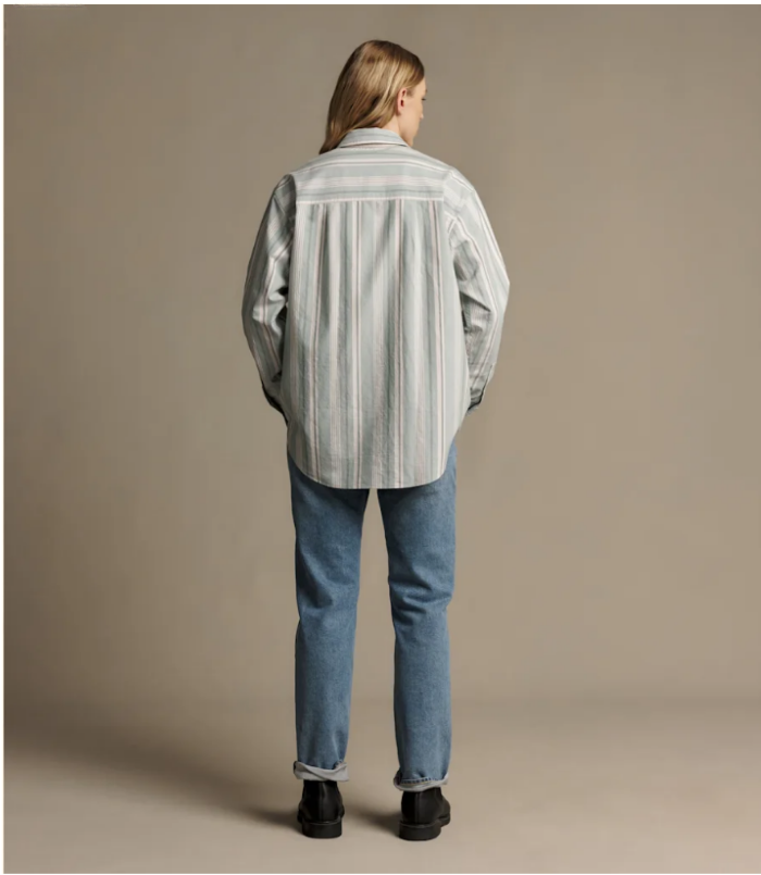 KCX00BB4501-R.M.Williams - RM's Oxford stripe shirt - Breakwater