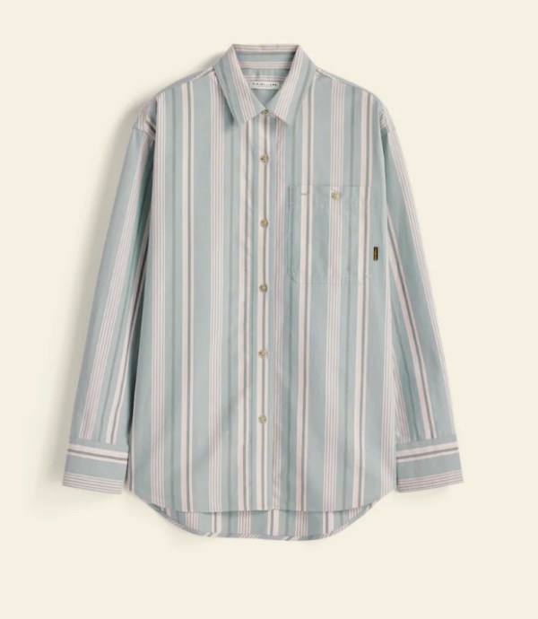 KCX00BB4501-R.M.Williams - RM's Oxford stripe shirt - Breakwater
