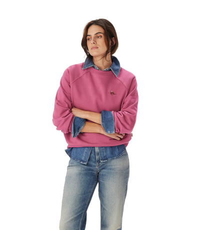 R.M.Williams - Buck Easy Crew Sweatshirt - Fuchsia