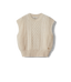 R.M.Williams Bower Merino Cable Sleeveless Knit - Oatmeal