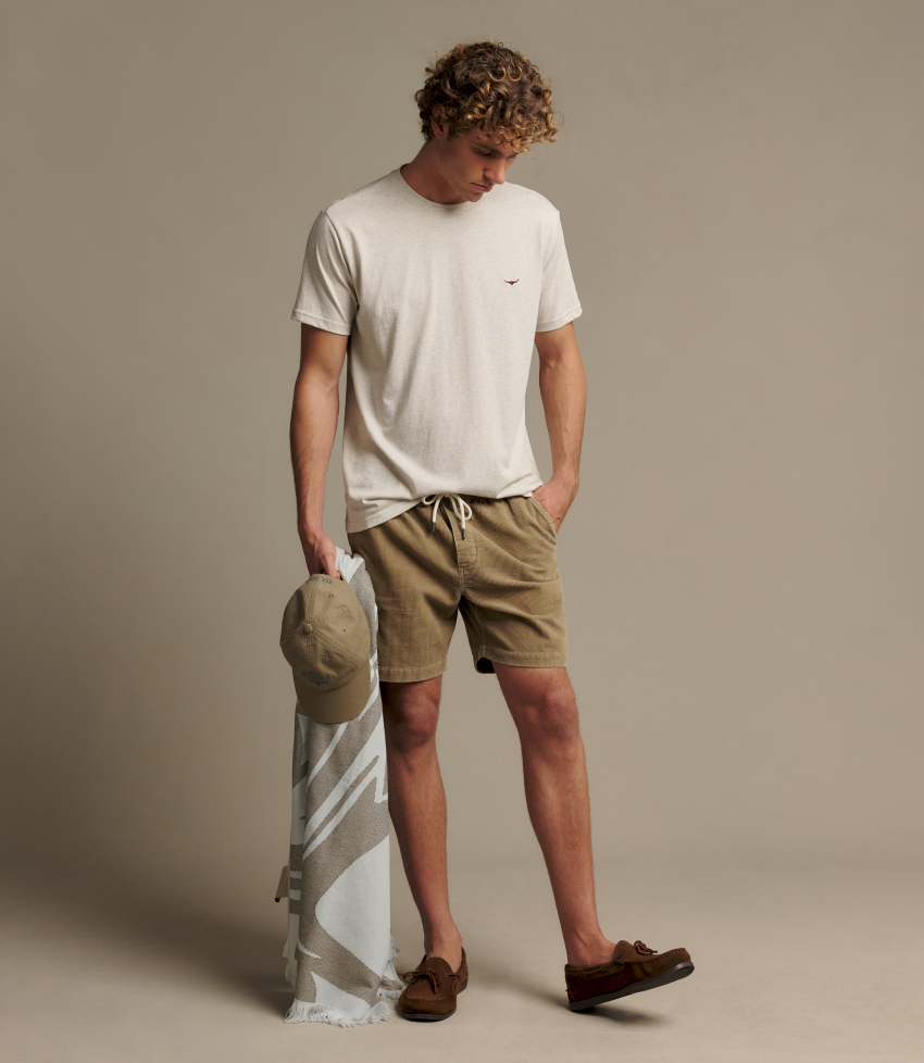 R.M.Williams - Parson T-Shirt - Ecru Marle