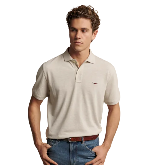 R.M.Williams -  Parson Tee - Mid Blue