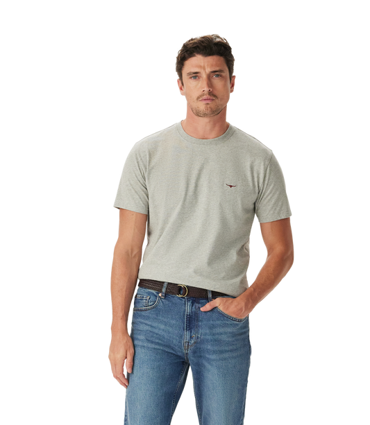 R.M.Williams - Parson T-Shirt - Grey Marle