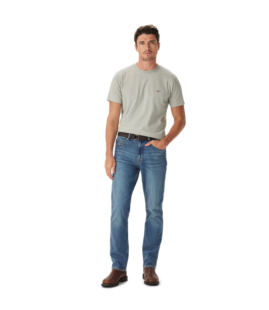 R.M.Williams - Parson T-Shirt - Grey Marle